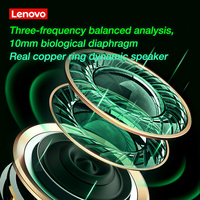 Lenovo XT92 TWS słuchawki douszne niskie opóźnienie słuchawki Bluetooth Stereo bezprzewodowe słuchawki 5.1 Bluetooth słuchawki dotykowe 6